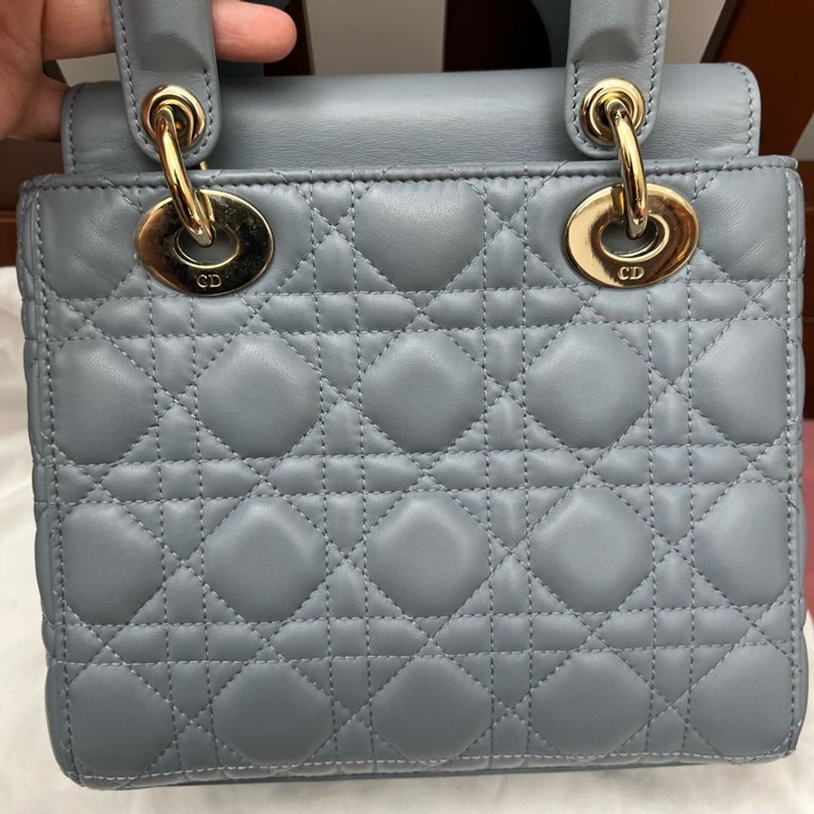 Dior 寶寶藍 手提 肩背包-6