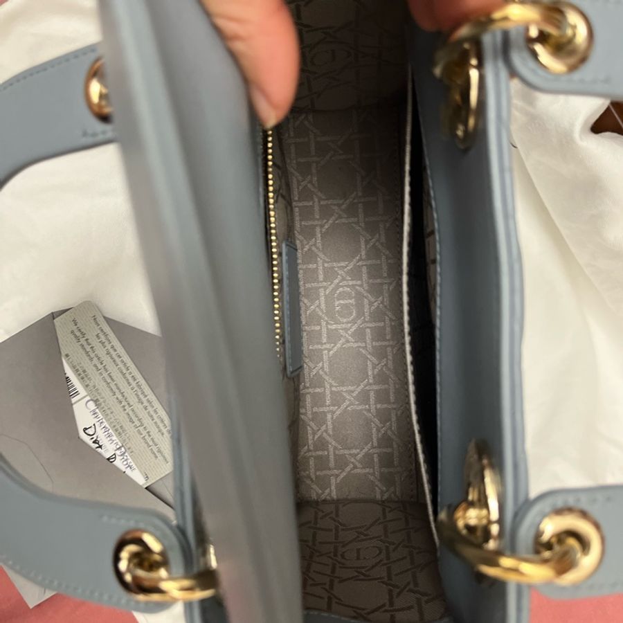 Dior 寶寶藍 手提 肩背包-11