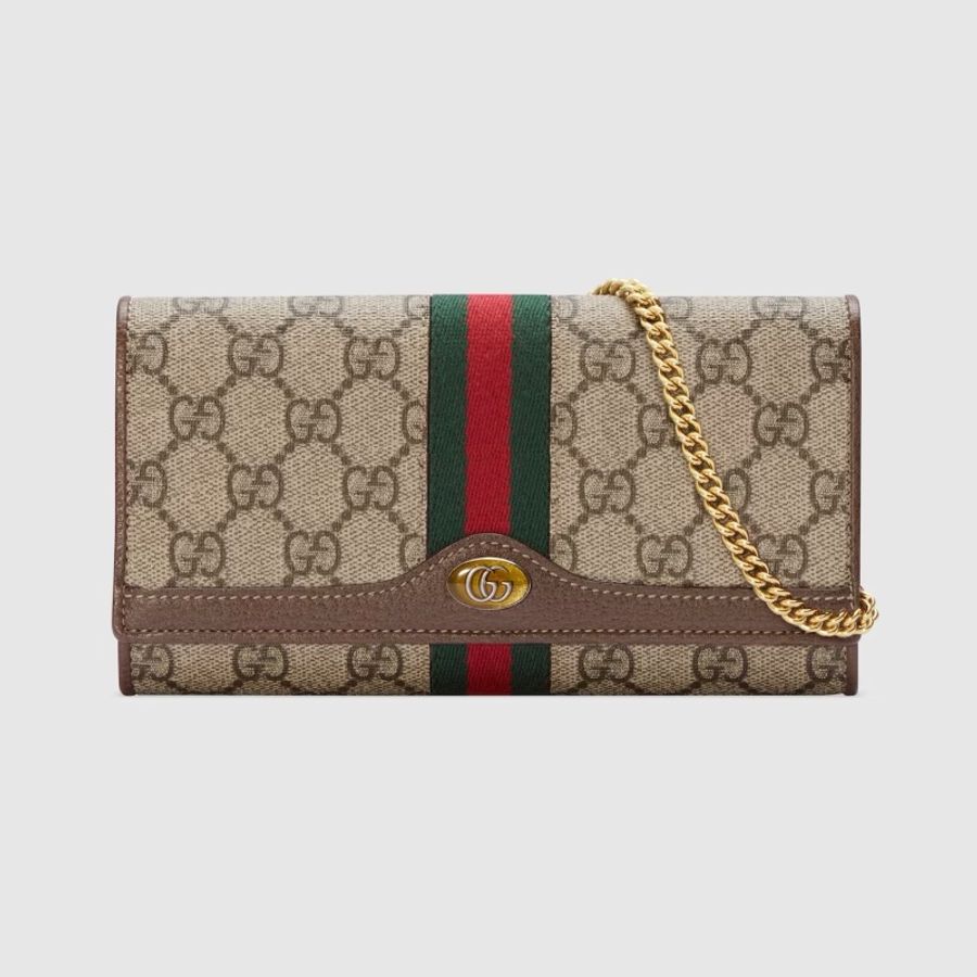 Gucci OPHIDIA GG 鏈帶銀包-0