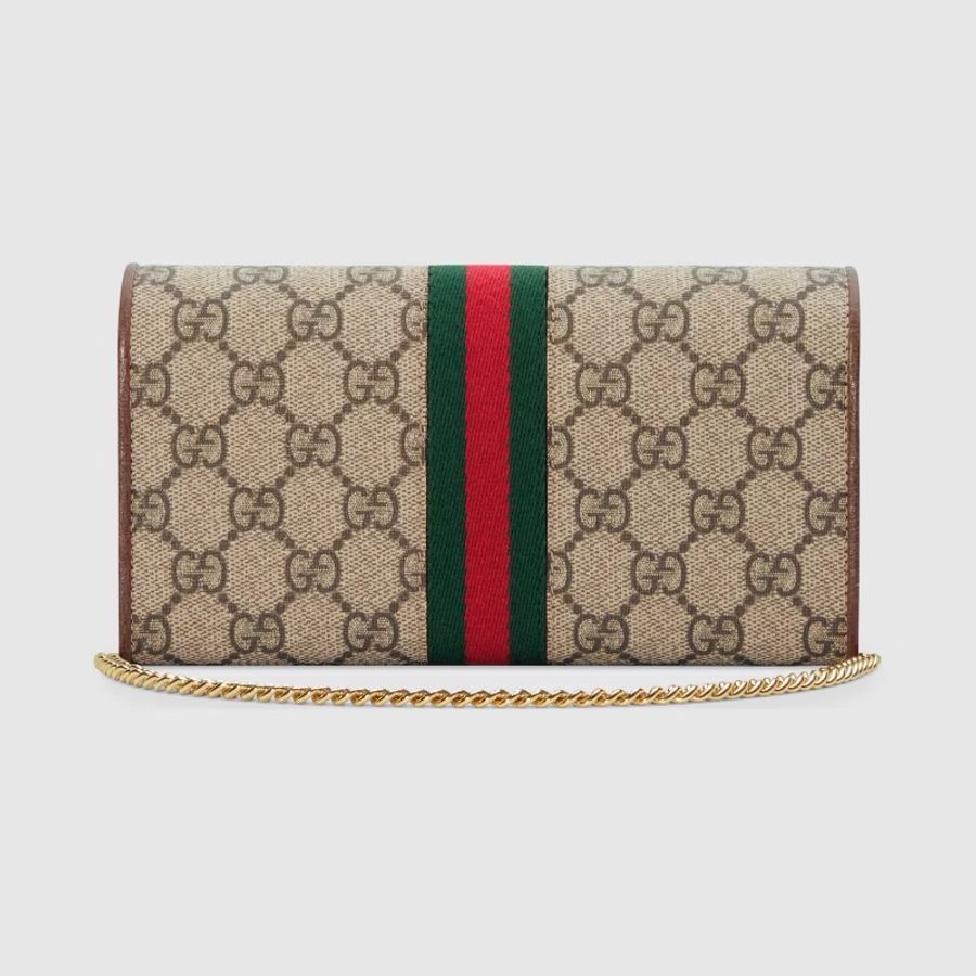 Gucci OPHIDIA GG 鏈帶銀包-1