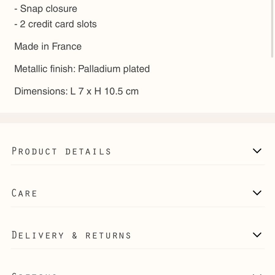 Hermès 大平賣 Calvi 單層• 卡包 Etoupe 大象灰 PHW 全新正單-2