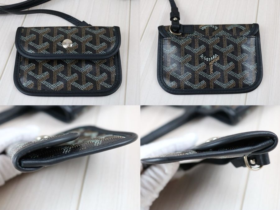 《初》 Goyard mini tote 老花黑色托特包-7