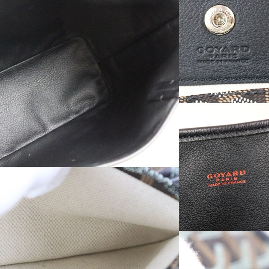 《初》 Goyard mini tote 老花黑色托特包-8