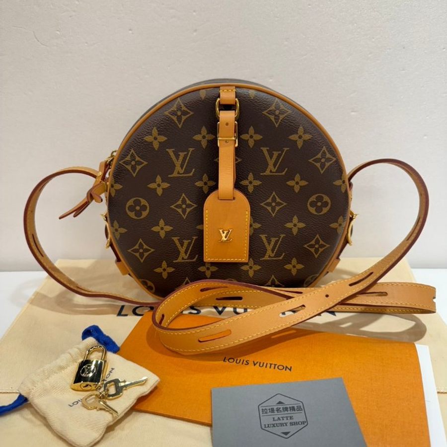 LV 圓餅包/斜背包/側背包 中型 M52294 9成新-1