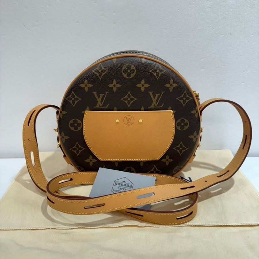 LV 圓餅包/斜背包/側背包 中型 M52294 9成新-2