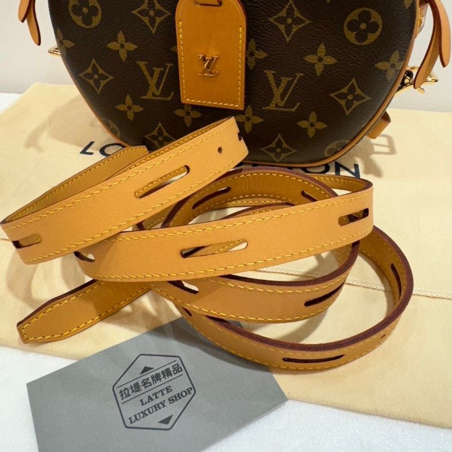 LV 圓餅包/斜背包/側背包 中型 M52294 9成新-10