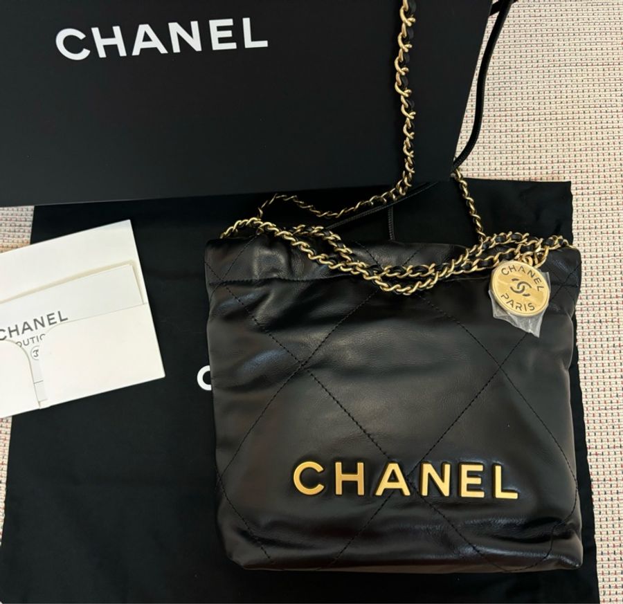 ☀️特價☀️Chanel 22 mini 黑金  2024年新款   鏈條可拆卸-3
