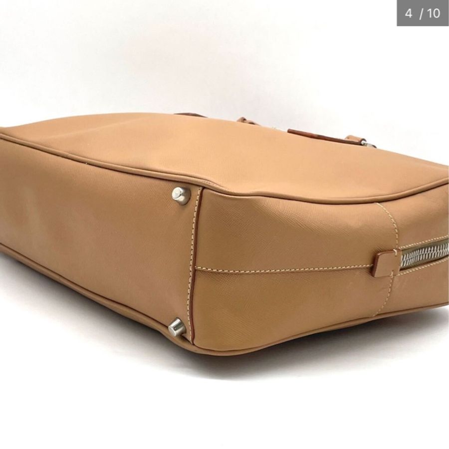Prada Plume 金棕色 波士頓公文包 #秋冬 #美拉德 #金棕色 #公文包-6
