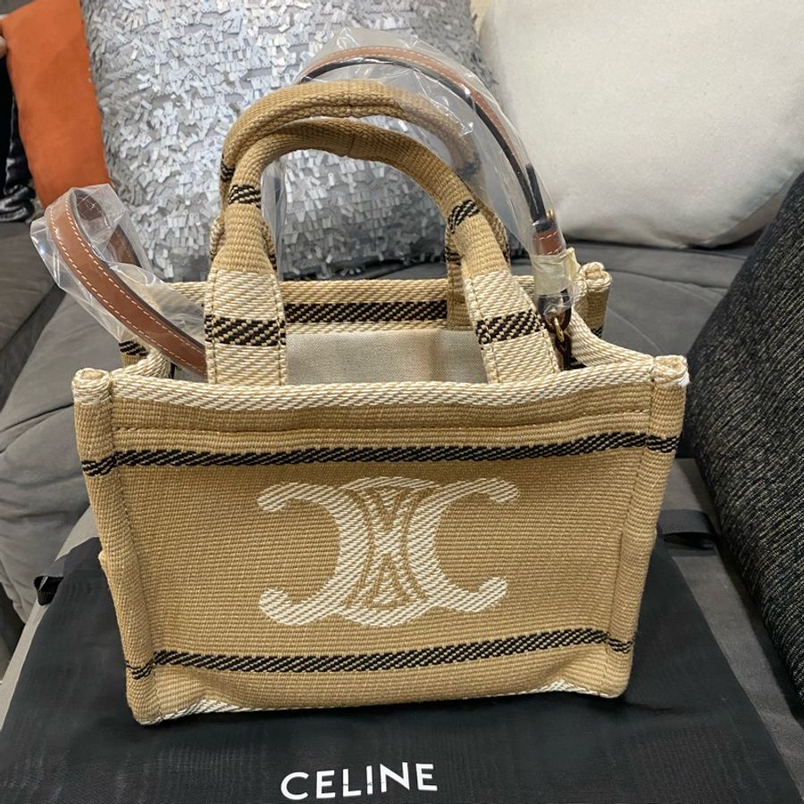 Celine 棕色look tote包-1