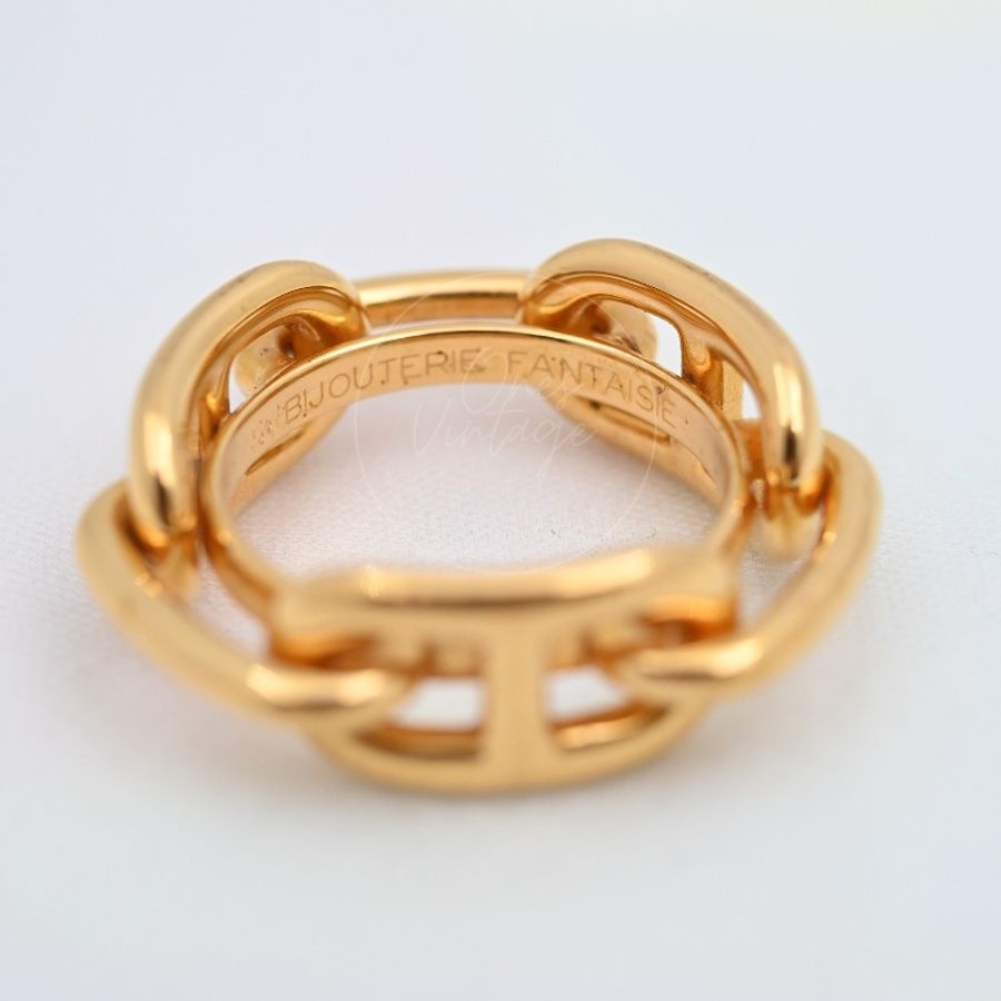 [Pre-owned] Hermes Regate Scarf 90 Ring-4