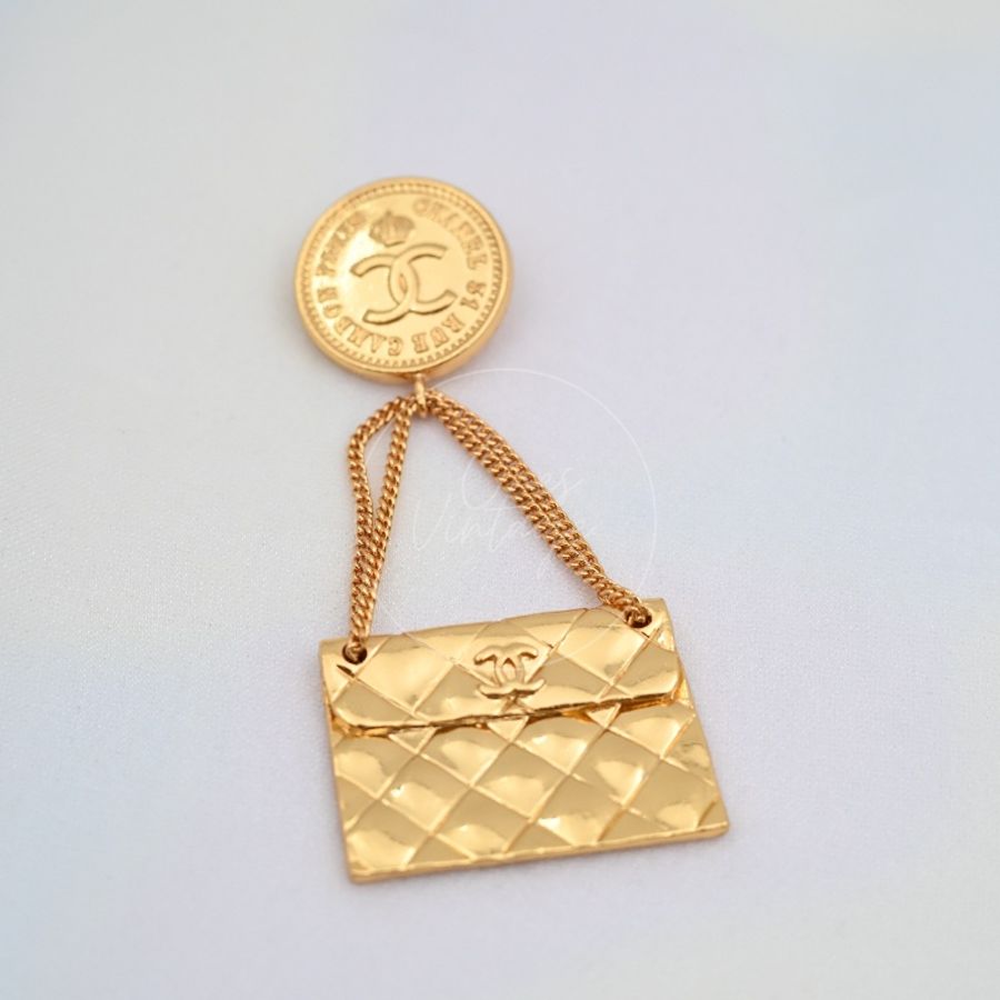 [Pre-owned] Chanel Vintage Brooch-0