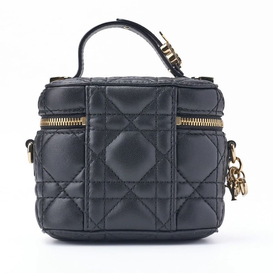《初》 Dior vanity case mini 黑色化妝包-3