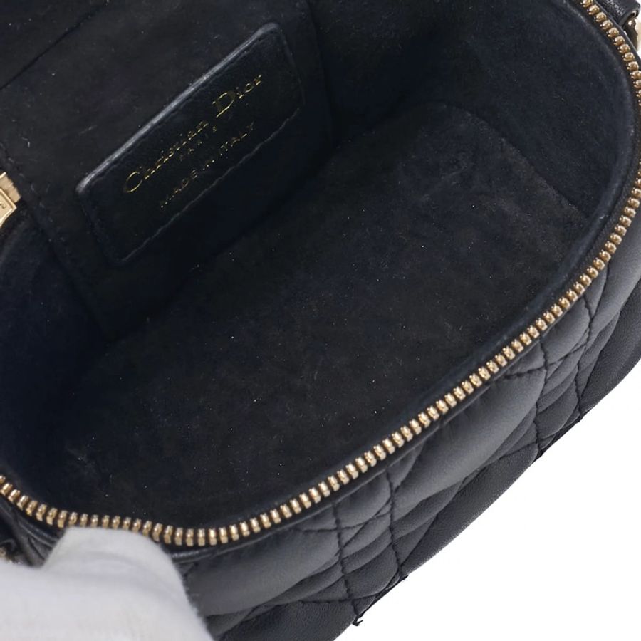 《初》 Dior vanity case mini 黑色化妝包-12