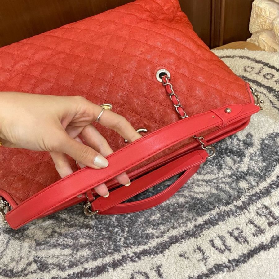 Chanel large shopping bag 2ways 托特包-4