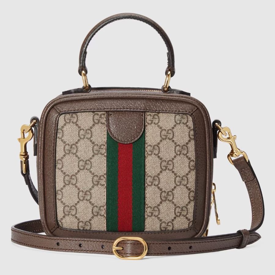 Gucci OPHIDIA 迷你手挽袋-2