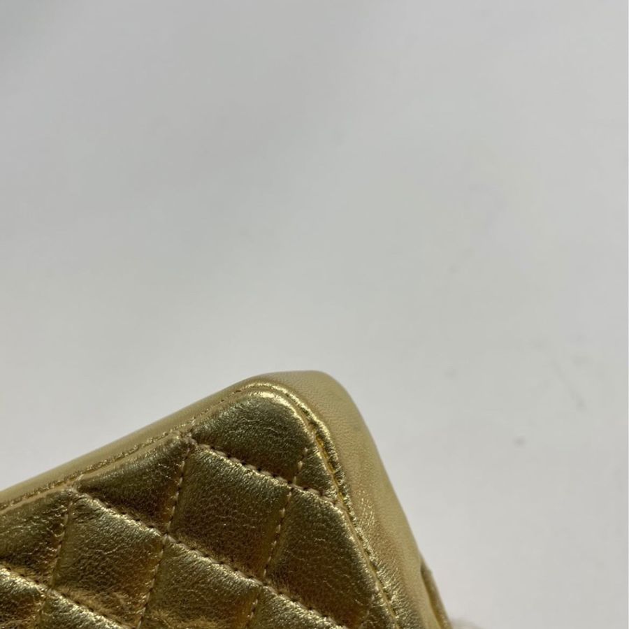 Chanel-金色迷你小側背包-8