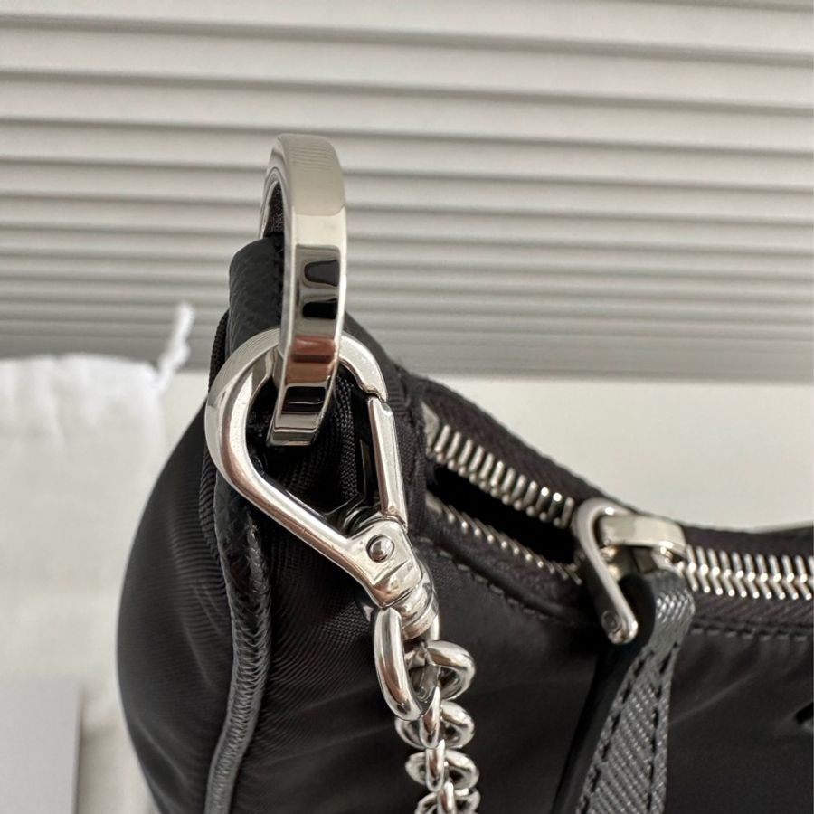 Prada Re-Edition 三合一包 黑銀-10