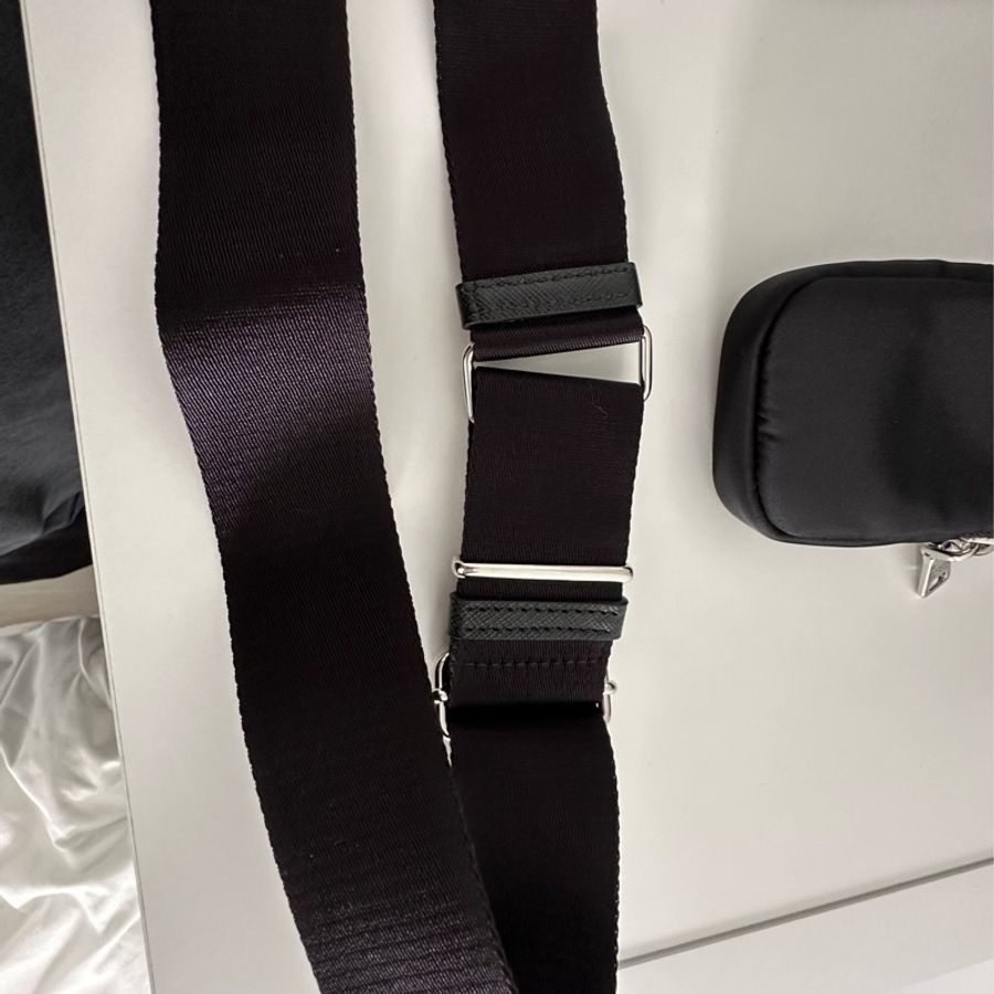 Prada Re-Edition 三合一包 黑銀-22