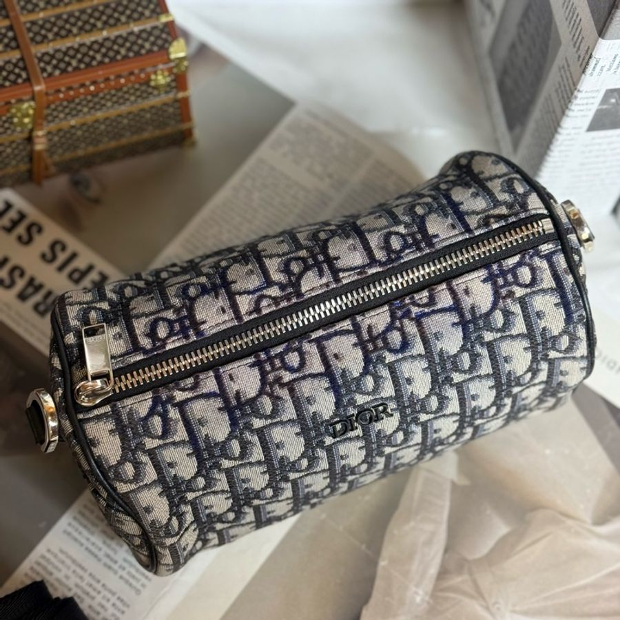 Dior ROLLER 老花圓筒包-5