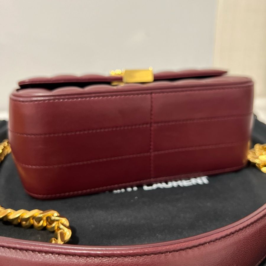 🔥🔥🔥100% Authentic YSL Vicky M 金鍊肩背包-9