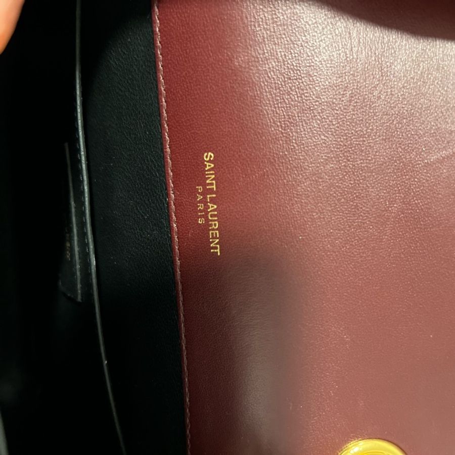 🔥🔥🔥100% Authentic YSL Vicky M 金鍊肩背包-18