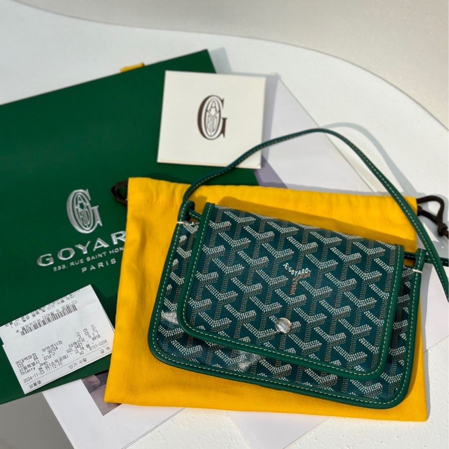 Goyard信封包-綠-0