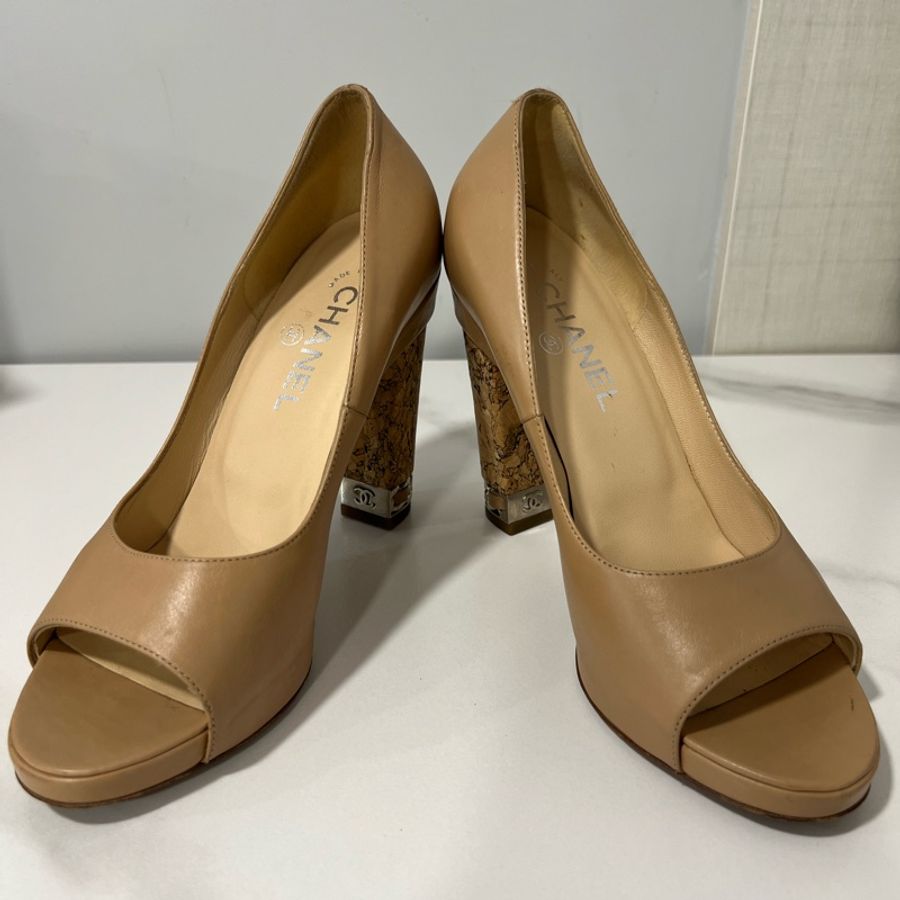🔥🔥🔥100% Authentic Chanel 高跟鞋👠-4