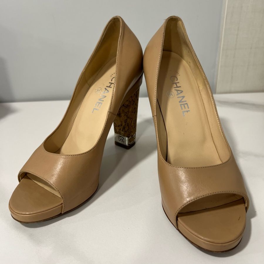 🔥🔥🔥100% Authentic Chanel 高跟鞋👠-5