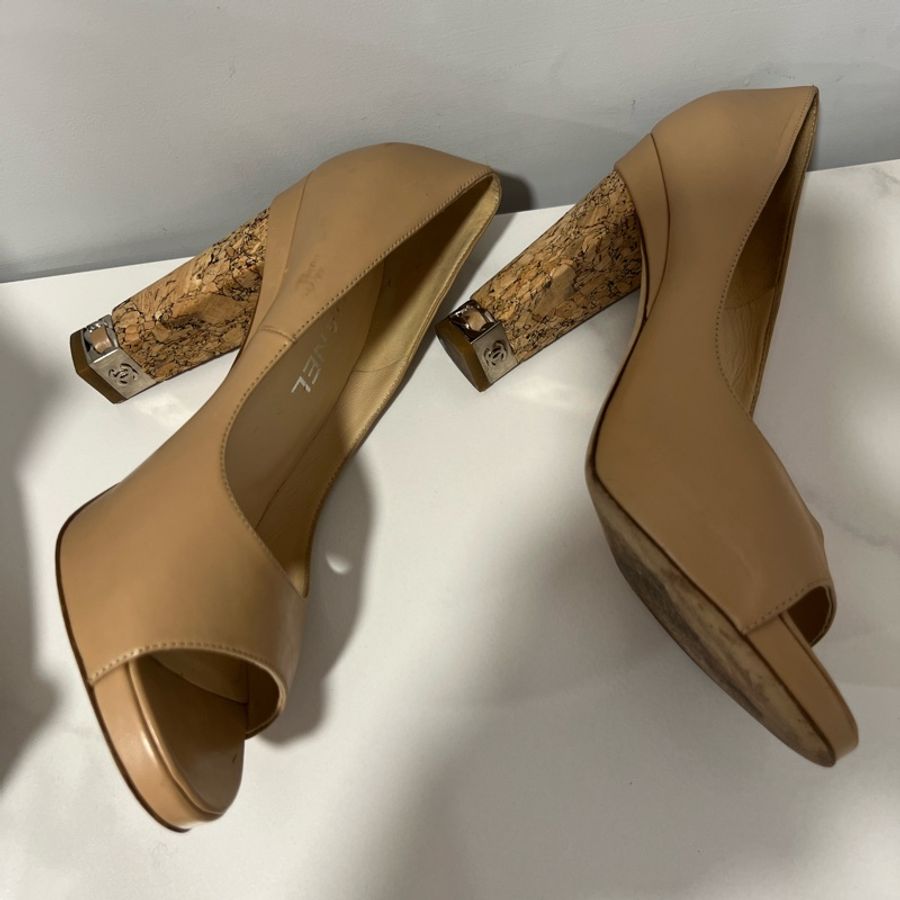 🔥🔥🔥100% Authentic Chanel 高跟鞋👠-11