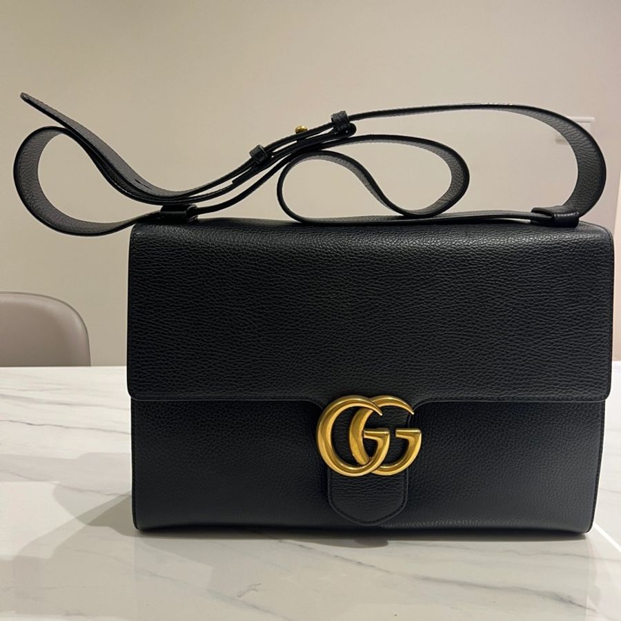 Gucci 馬夢郵差包 絕版款式-5