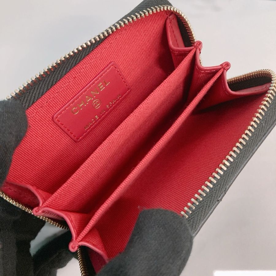 MS0069 CHANEL 香奈兒19系列拉鍊卡包19 ZIPPER CARD HOLDER LAMBSKIN-7