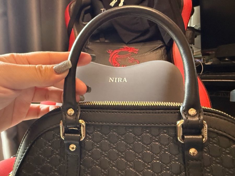 GUCCI Guccissima牛皮壓紋貝殼包-3