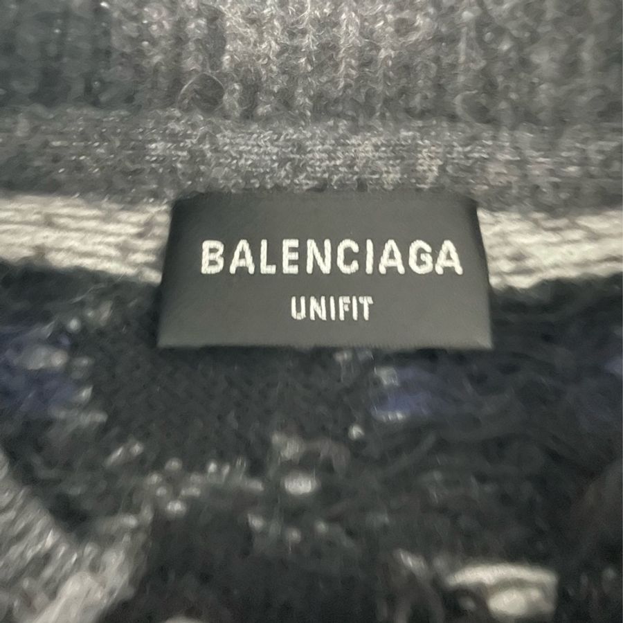 balenciaga 破壞拼接毛衣-1