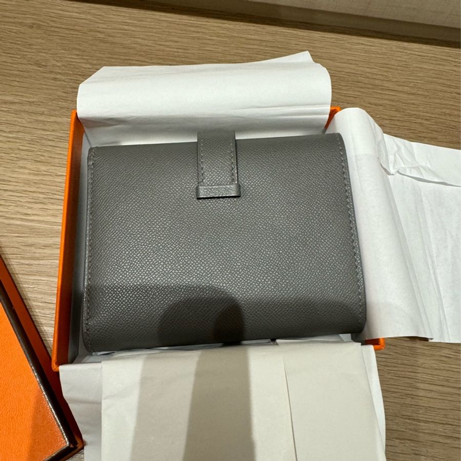 全新未使用 Hermes B刻 愛馬仕 bearn 短夾 錢包-6