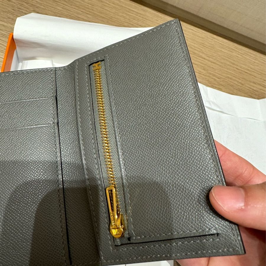 全新未使用 Hermes B刻 愛馬仕 bearn 短夾 錢包-7