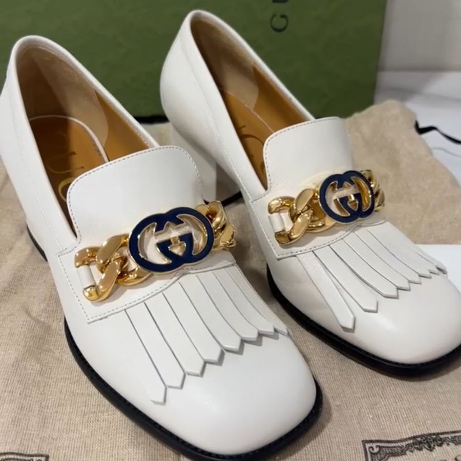 🔥🔥🔥100% Authentic Gucci 金色GG樂福鞋-6