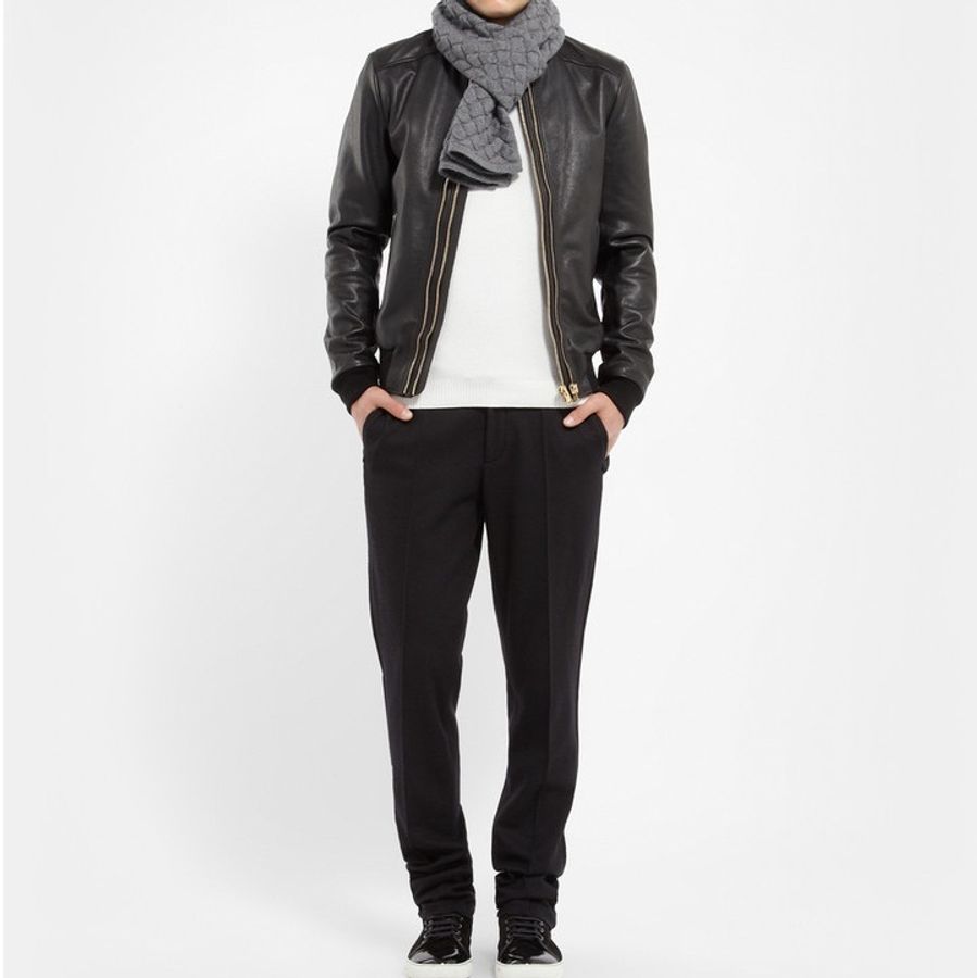 bottega veneta BV scarf 咖啡 褐色 編織 圍巾 男女款-10