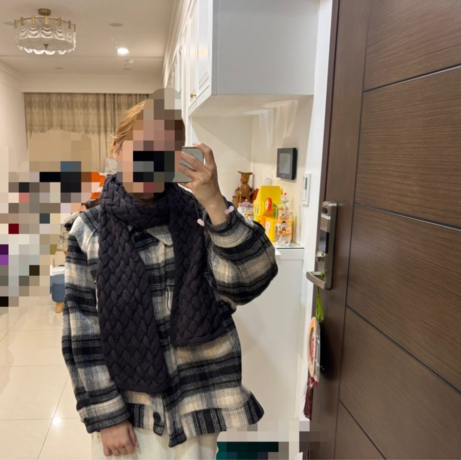 bottega veneta BV scarf 咖啡 褐色 編織 圍巾 男女款-1