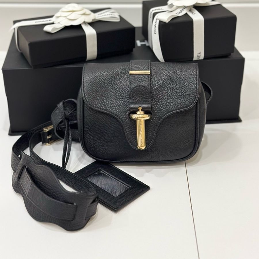 Balenciaga 巴黎世家 xs 鎖頭 黑色 肩背包 斜背包 側背包 手提包-0