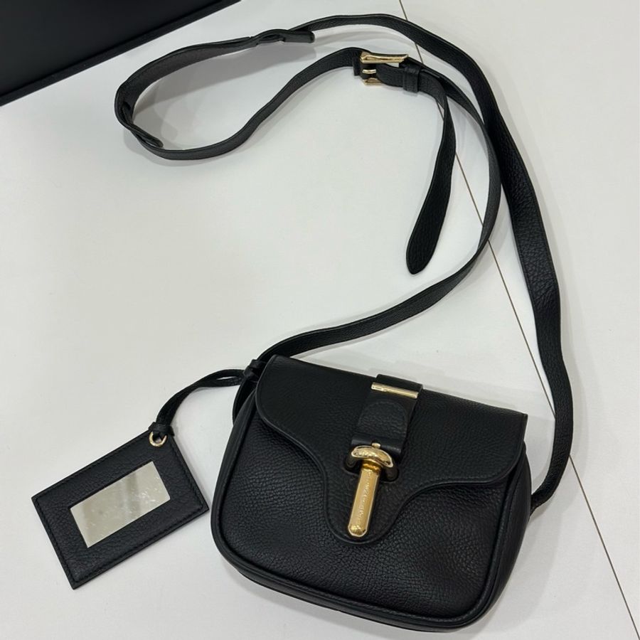 Balenciaga 巴黎世家 xs 鎖頭 黑色 肩背包 斜背包 側背包 手提包-8