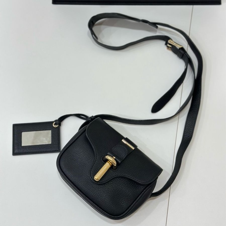 Balenciaga 巴黎世家 xs 鎖頭 黑色 肩背包 斜背包 側背包 手提包-9