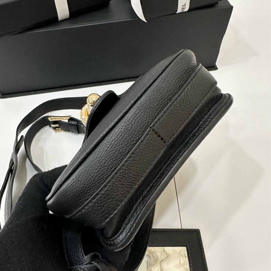 Balenciaga 巴黎世家 xs 鎖頭 黑色 肩背包 斜背包 側背包 手提包-10