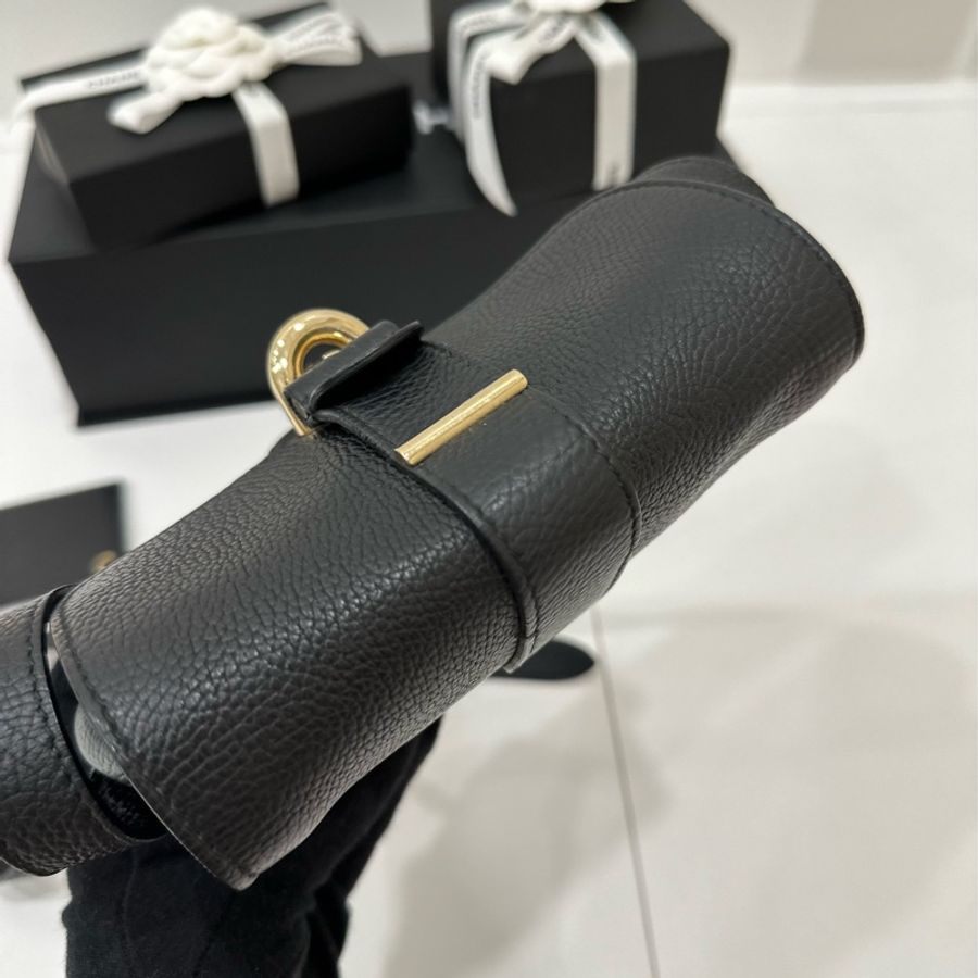 Balenciaga 巴黎世家 xs 鎖頭 黑色 肩背包 斜背包 側背包 手提包-15