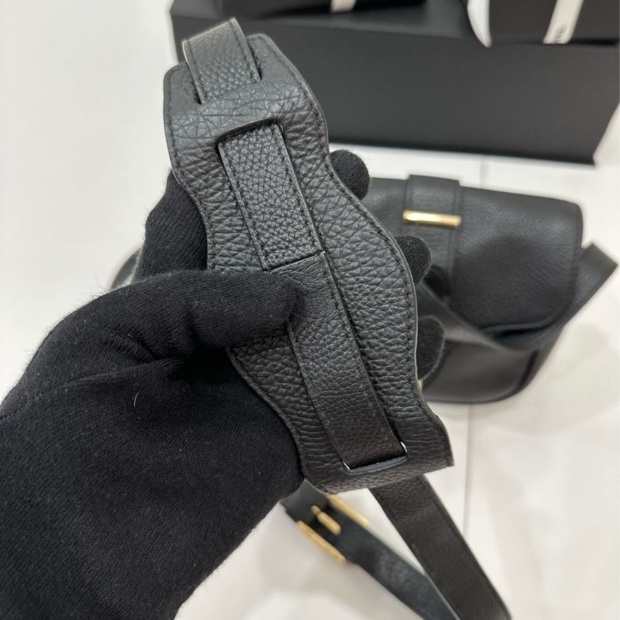Balenciaga 巴黎世家 xs 鎖頭 黑色 肩背包 斜背包 側背包 手提包-16