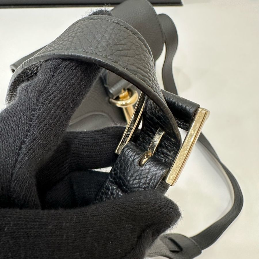 Balenciaga 巴黎世家 xs 鎖頭 黑色 肩背包 斜背包 側背包 手提包-19