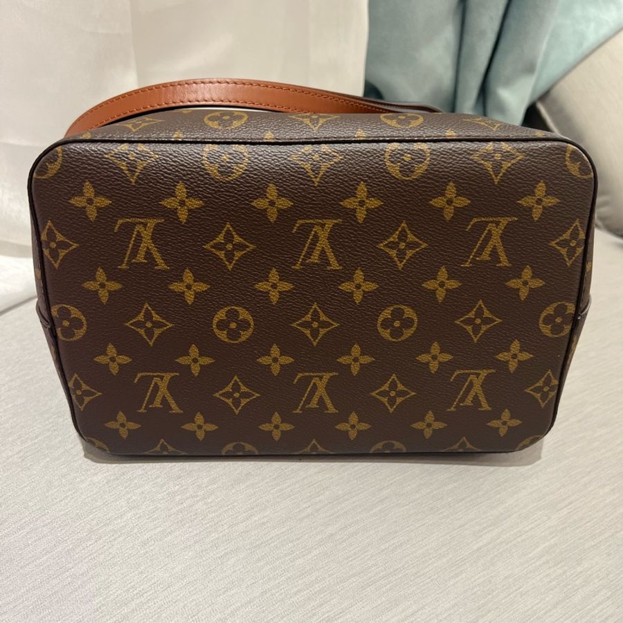LV NéoNoé MM 經典老花水桶包 焦糖色-9