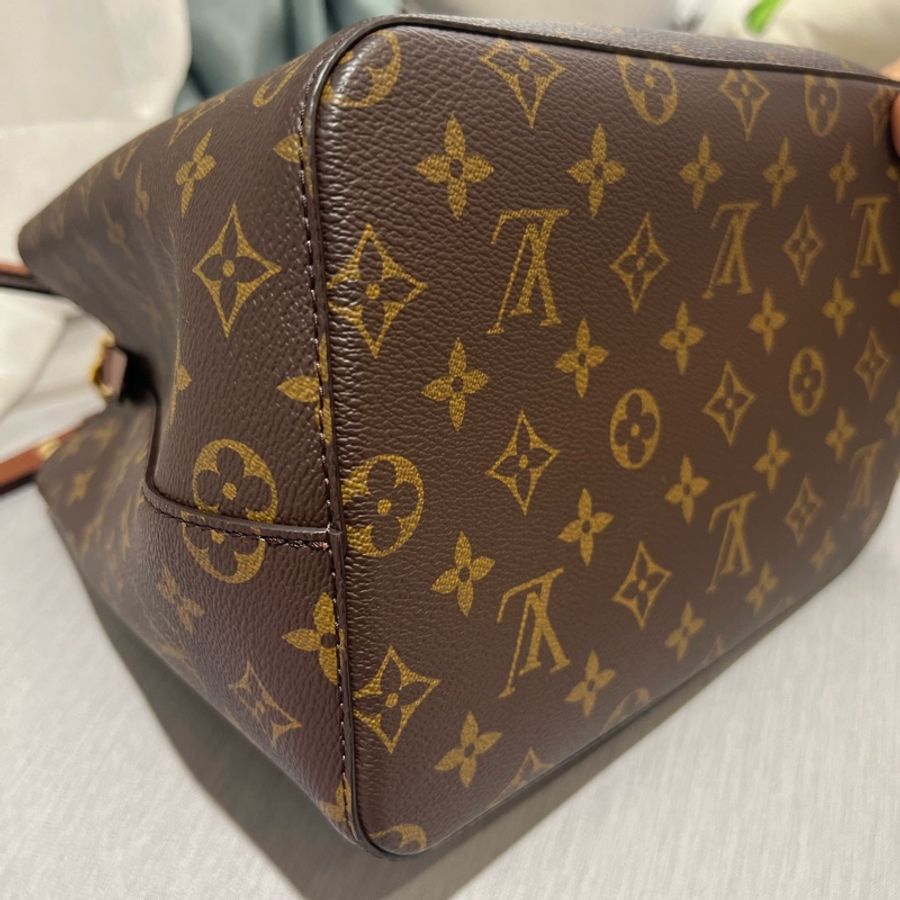 LV NéoNoé MM 經典老花水桶包 焦糖色-10