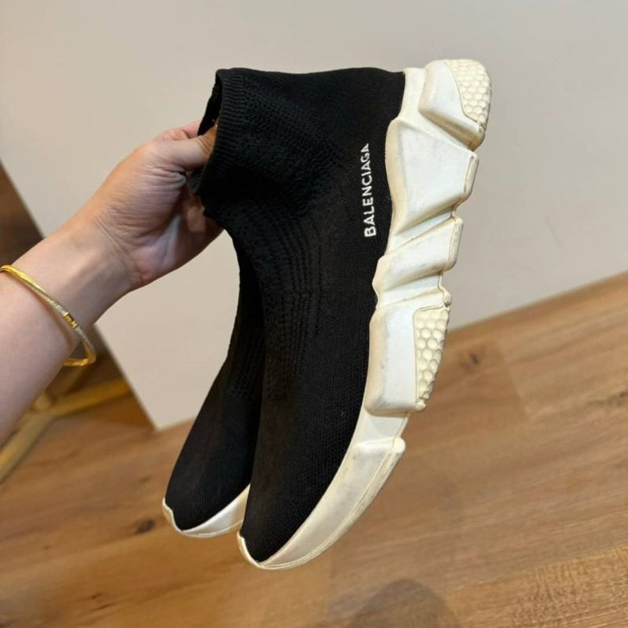 BALENCIAGA 巴黎世家 Speed Trainer 黑色 運動 襪筒鞋 襪套鞋 球鞋 休閒鞋-5