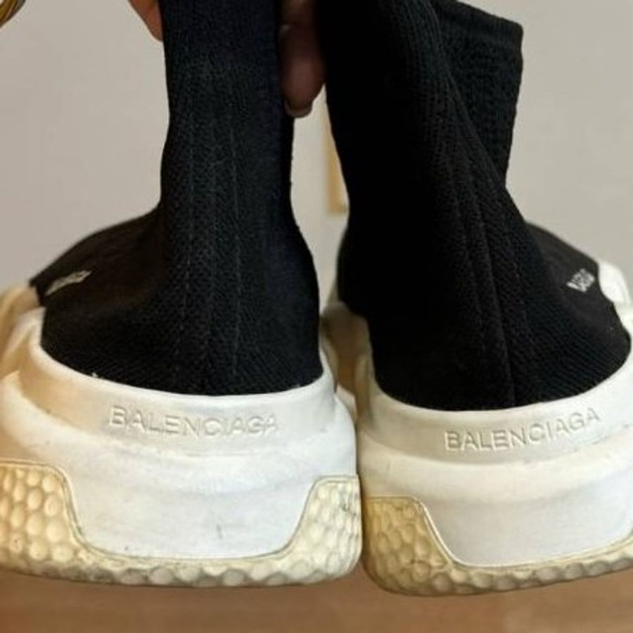 BALENCIAGA 巴黎世家 Speed Trainer 黑色 運動 襪筒鞋 襪套鞋 球鞋 休閒鞋-9