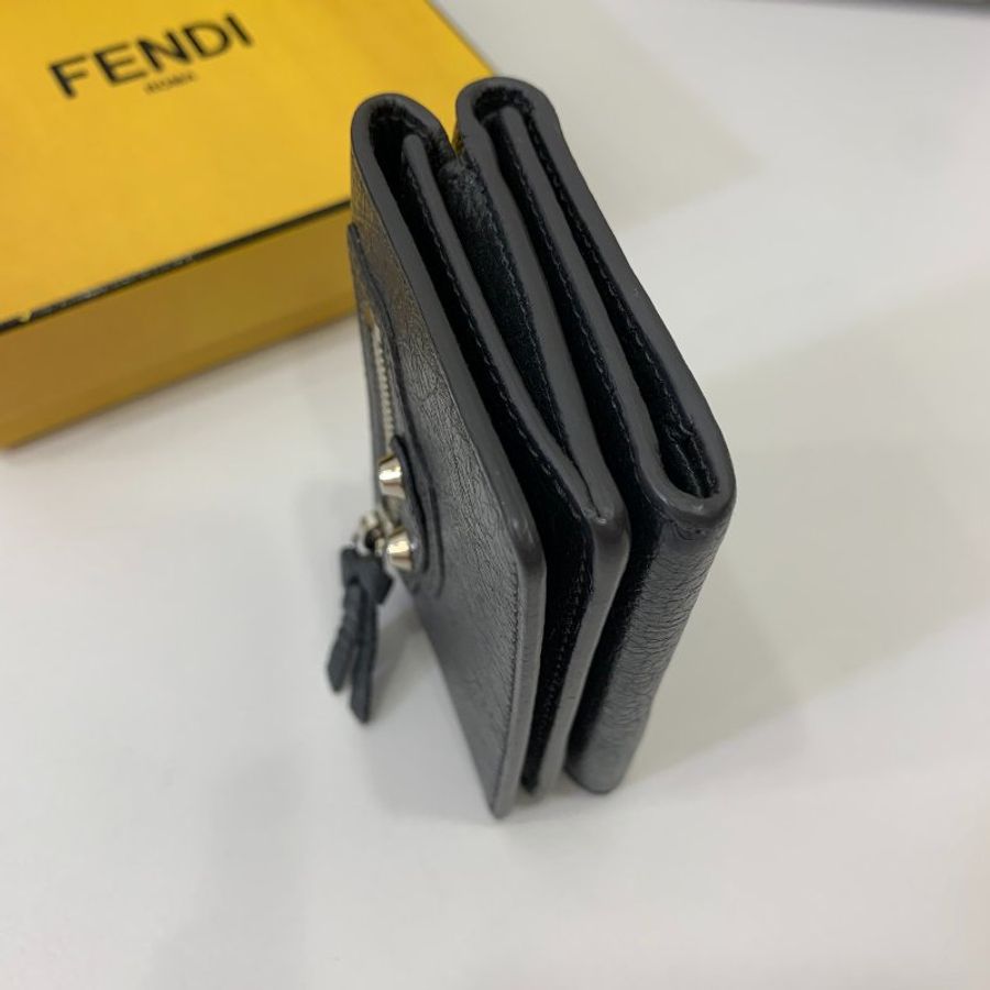 BALENCIAGA 巴黎世家 Neo Mini Wallet 灰 三折 短夾 皮夾 皮包 錢包 卡包 卡夾-7